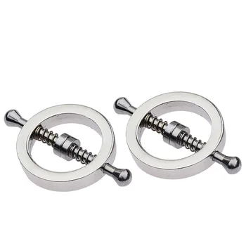 1 Pair Nipple Clamps Breast Clips Nipple Stimulator Erotic Toys Sex Slave Restraints Sex Toys for Couple Adult Games 4