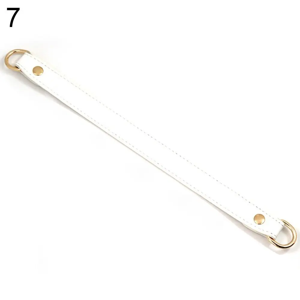 PU Leather Detachable Bag Chain Strap - Steel Chain Handle