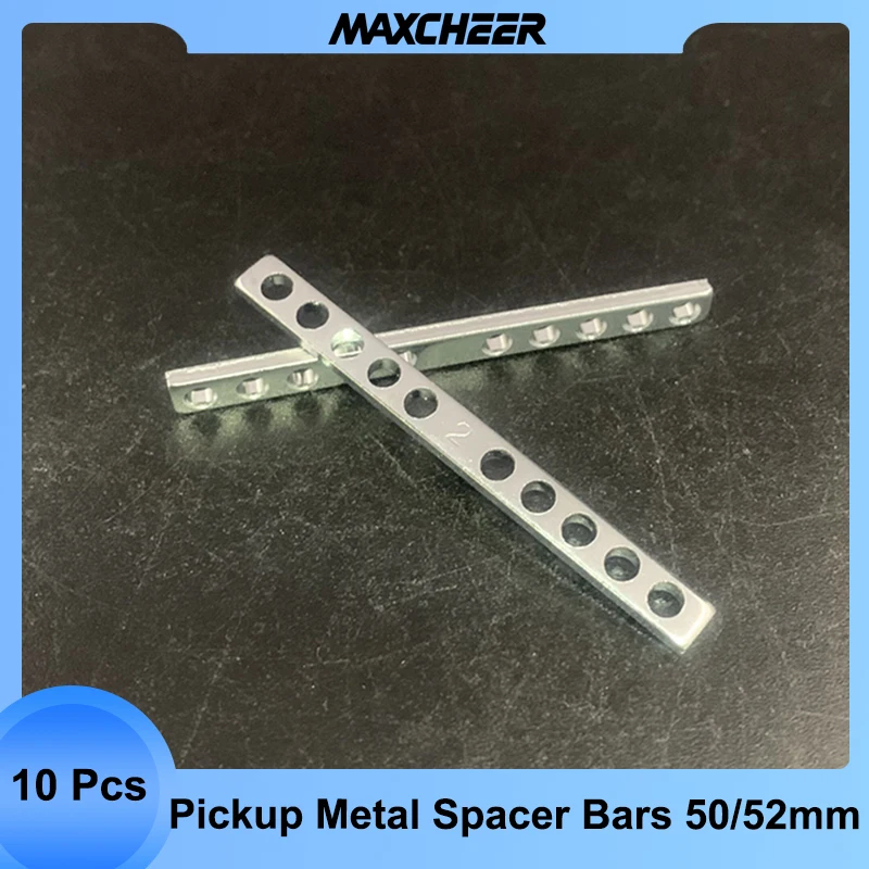 

10PCS 50/52mm LP Electric Guitar Pickup Spacer 6 String Humbucker Iron Guitar Pickup Spacer Bars