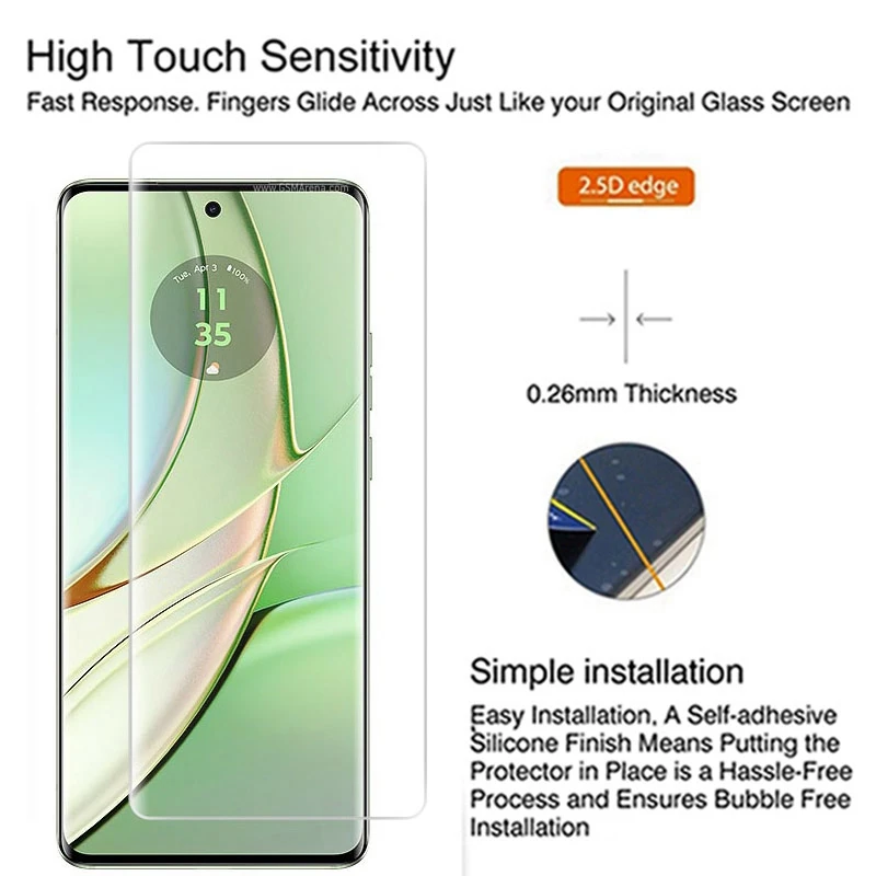 Premium 3D Curved Full Glue UV Tempered Glass Screen Protector
