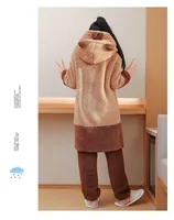Kids Capybara Cosplay Costume Robes Soft Kigurumi Unicorn Anime Nightgown Halloween Cartoon Pajamas Winter Boys Girls Clothes - Image 5
