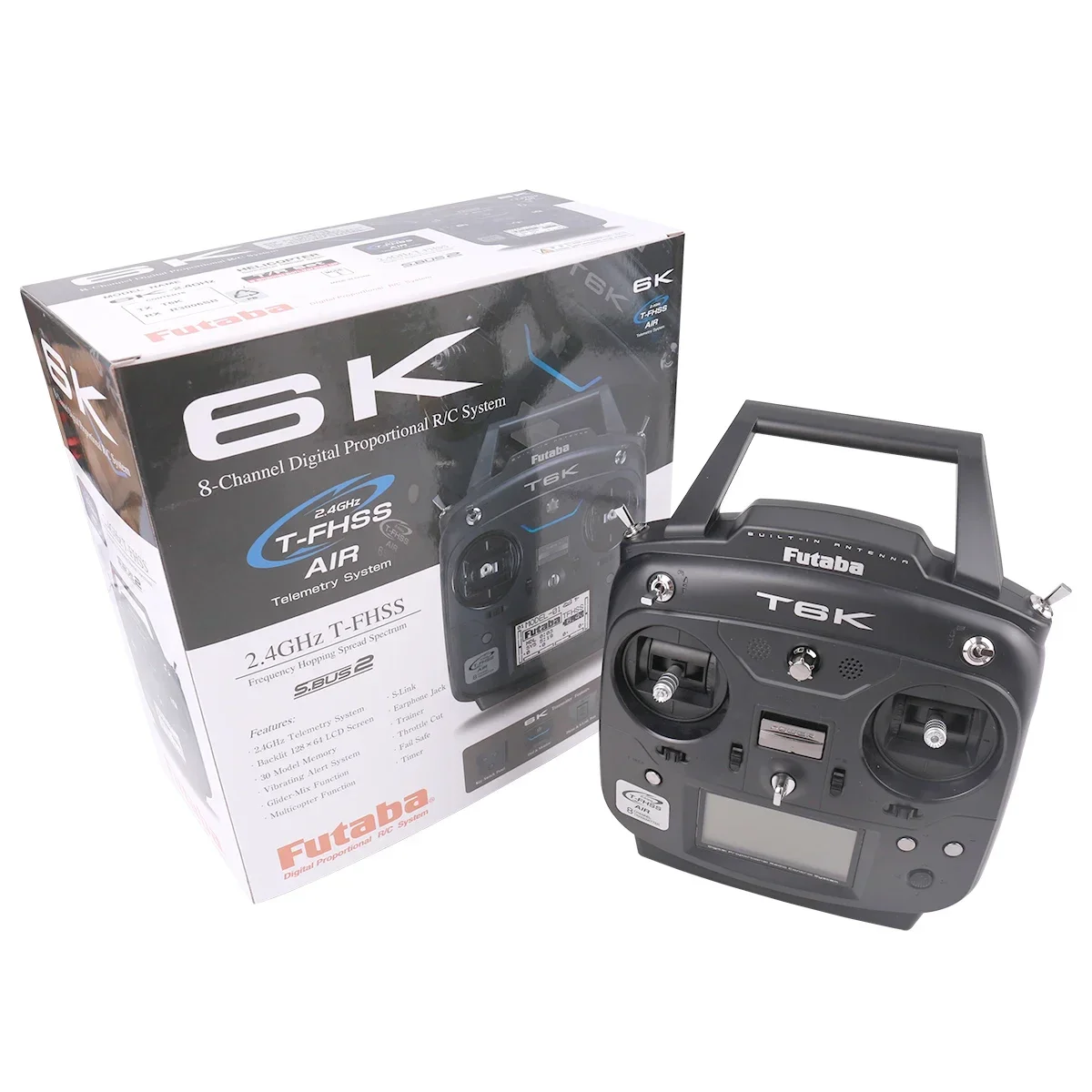 FUTABA T6K V3S Версия 2.4G Набор дистанционного управления 8-канальный приемник R3006SB для планера с фиксированным крылом/RC Drone5 thumbnail 4