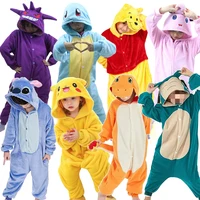 TAKARA TOMY Pokemon Jigglypuff Pikachu Gengar Snorlax Onesie Kigurumi Cosplay Bulbasaur Halloween Pijama Anime Pajamas