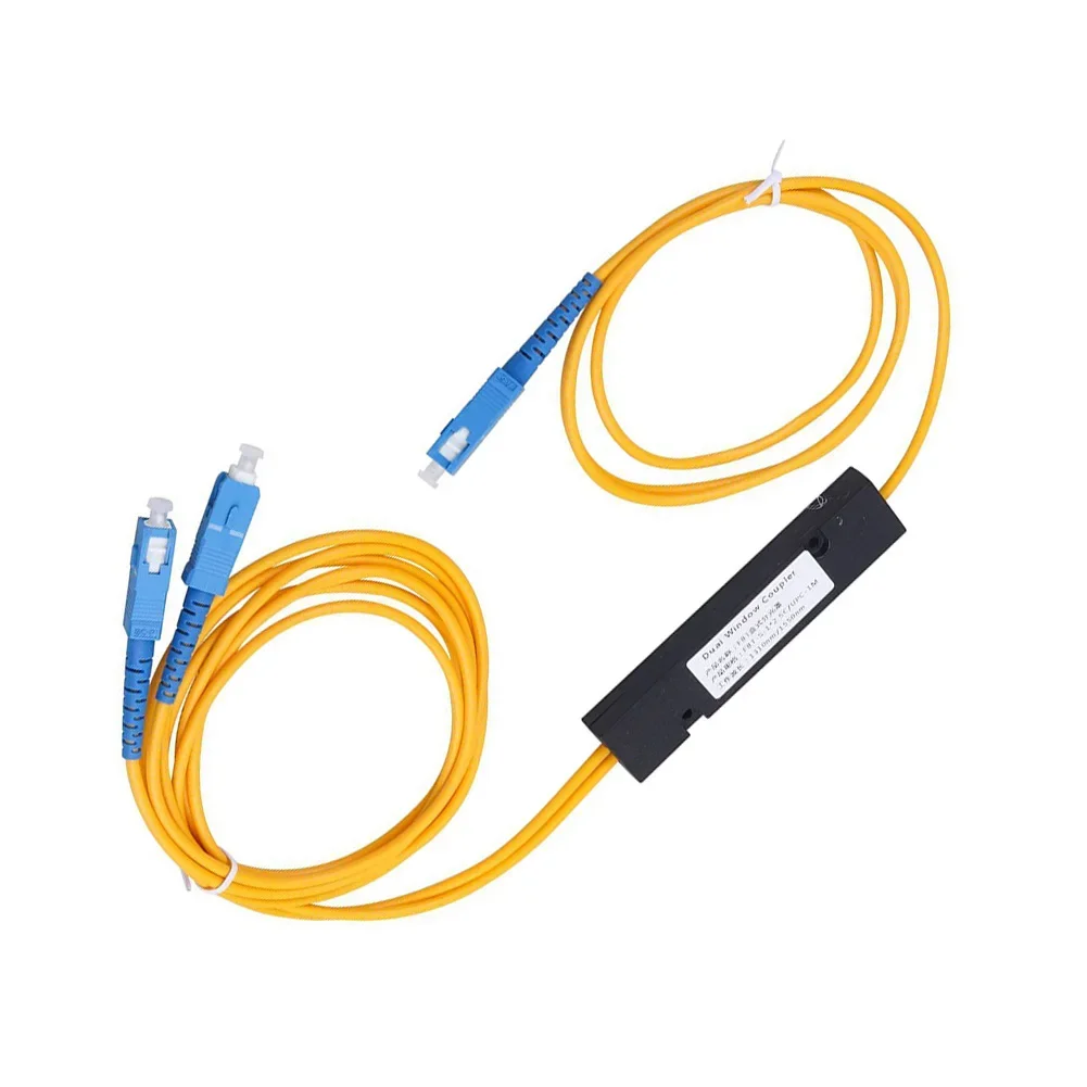 

1pcs Optical Fiber Splitter Pigtail Type 1/2 Optical Splitter Junction Box Splitter Internal Computer Cable Sleeve