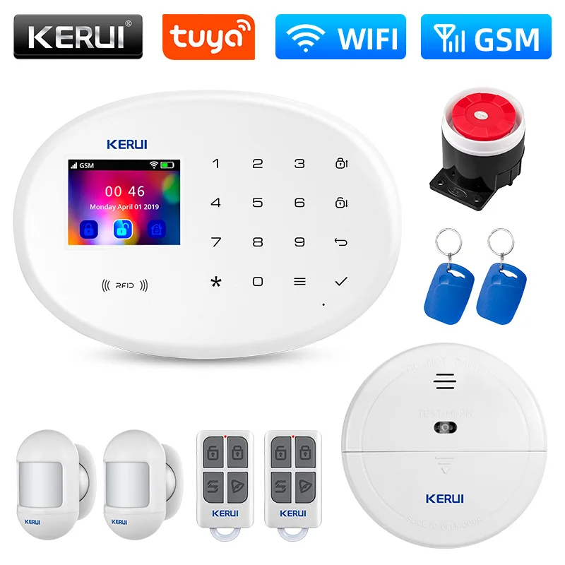 Система сигнализации KERUI W202 с поддержкой Wi-Fi и GSM