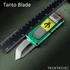 EXOCET KNIVES MICRO MINI TECH Knife Bounty Hunter Series Stonewashed D2 Blade CNC T6 High End EDC Self Defense Pocketknife 1