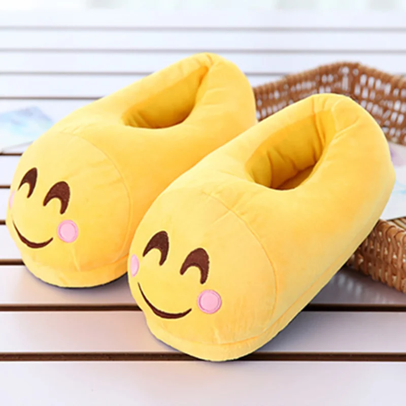 Lovers Cute Indoor Mujer Big Toe Funny Femes Cartoon Slippers Short Plush Warm Winter Shoes Home Slides Cotton Fabric Holloween