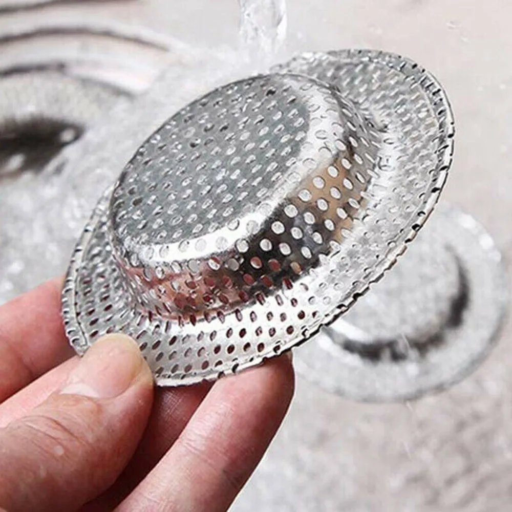 

Stainless Steel Kitchen Sink Steel Plug Strainer Stopper Waste Plug Sink Filtre Lavabo Bathroom Hair Colanders Cocina Filter