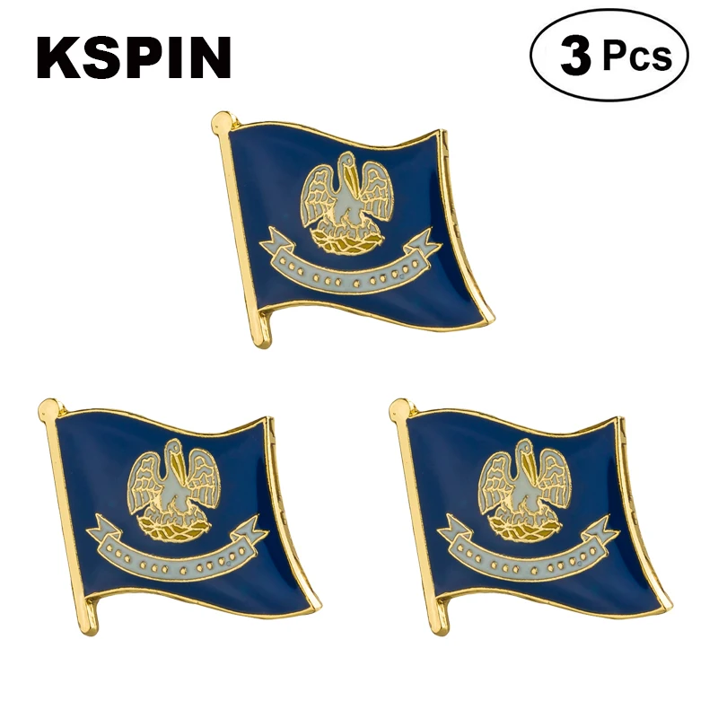 

U.S.A Louisiana Lapel Pin Brooches Pins Flag badge Brooch Badges