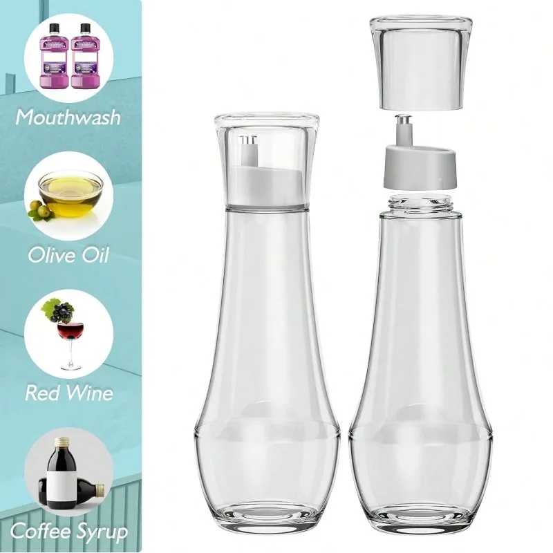 Glass Mouthwash Dispenser 150ml/260ml mouthwash dispenser mouthwash dispenser bottle