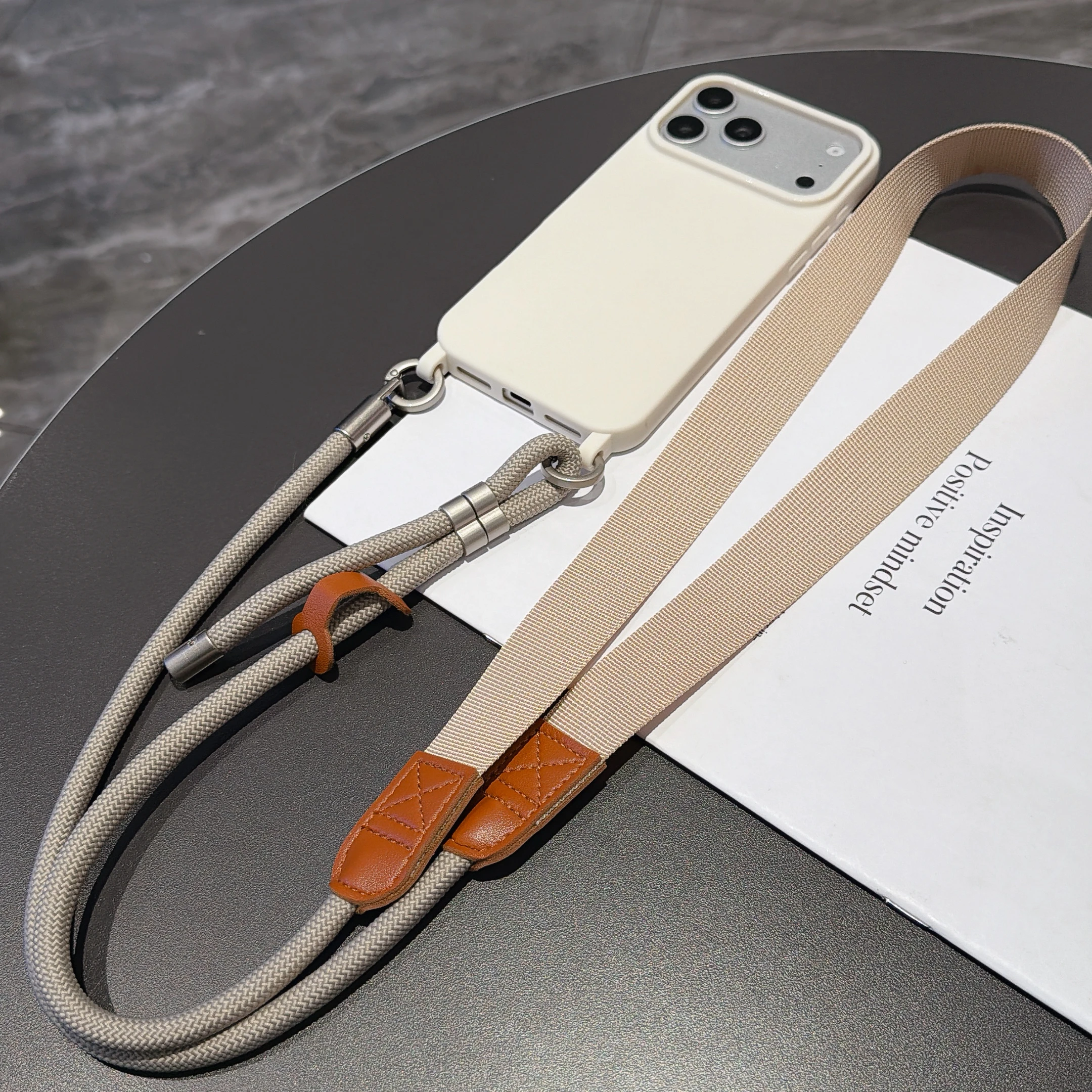 Versatile Crossbody Lanyard Strap with Shockproof Silicone Phone Case