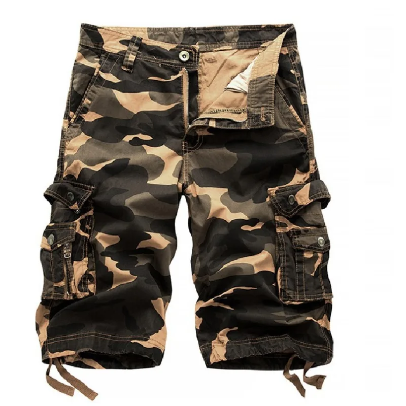 Workwear Men's Camouflage Pants Shorts Men's Five Pants Camouflage Pants Shorts Beachwear