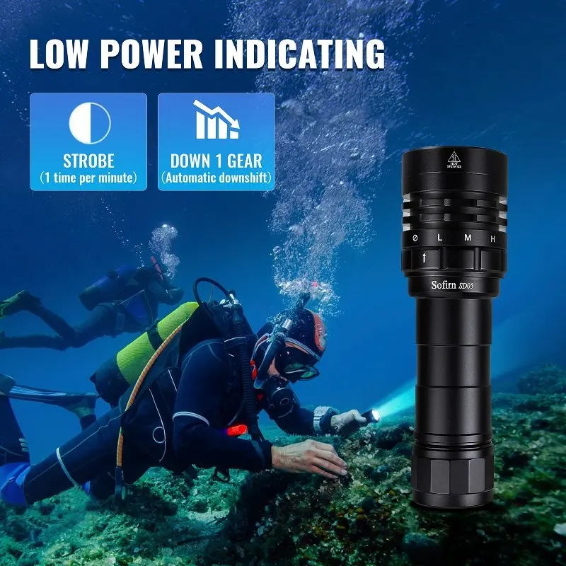 Sofirn SD05  ̺  XHP50.2  Ʈ 3000lm 21700 ͸ ̺ ġ, ׳ƽ ġ, 5000K 6500K