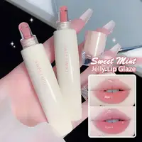 Sweet Mint Jelly Lip Glaze Non-stick Lip Tint Lasting Cosmetic Liquid Lip Moisturizing Crystal Lipstick Korean Glass Gloss 2