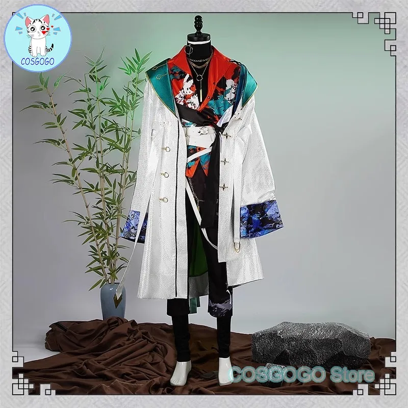 

COSGOGO [Customized] Vtuber Nijisanji Kaisei Cosplay Costume Anime 3SKM Kaisei Uniform Role Play Clothes Halloween Carnival Suit