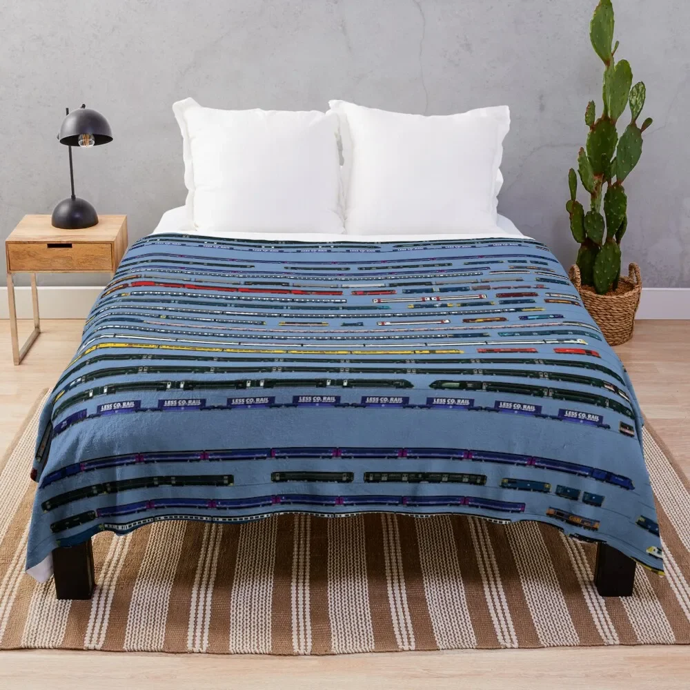 

locomotives Throw Blanket warm for winter Sofa Blankets For Bed Blankets