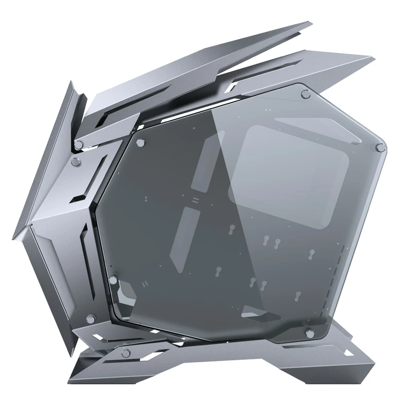 Jonsbo MOD3 E-ATX E-sports Case ATX MATX ITX All Aluminum Game Chassis Gray Black 5V ARGB Machine Light Effect 6 Fan Position