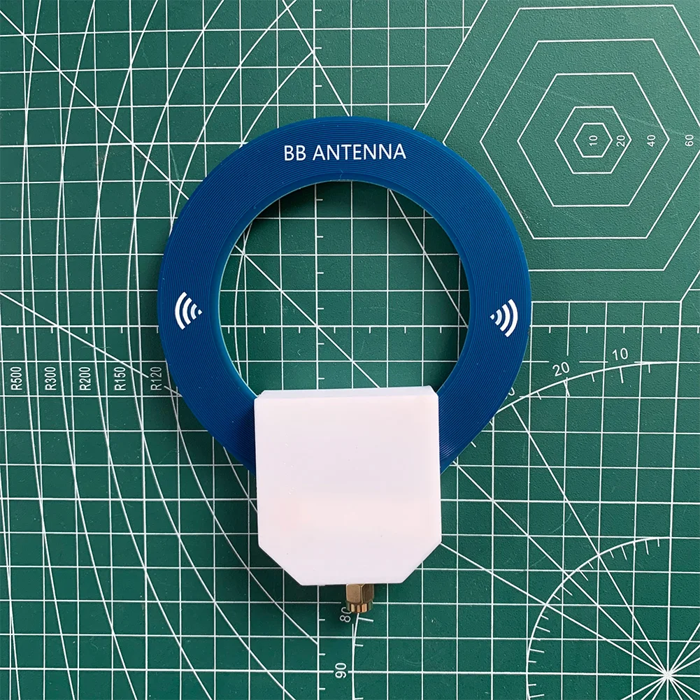 9.9KHz-181MHz Radio Antenna Circular Broadband Aerial Portable MW SW -loop Antenna for Radio Malachite Receiver TEF6686 Receiver