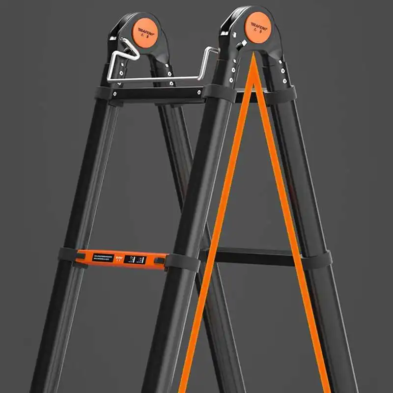 Multifunction Folding Ladder Aluminum Alloy Telescopic Ladder Thickened Herringbone Portable Lift Engineering