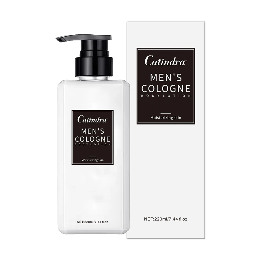 Catindra Men‘s Cologne Body Lotion Moisturizes Skin Smooth Prevent Dryness Roughness Body Lotion Comes with Perfume Flavor 6