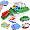 Mini Car Baby Shower Boat Carrying Toy Shower Boat Sprinkler Swimming Pool Children's Bathtub And Beach Birthday Gift 1