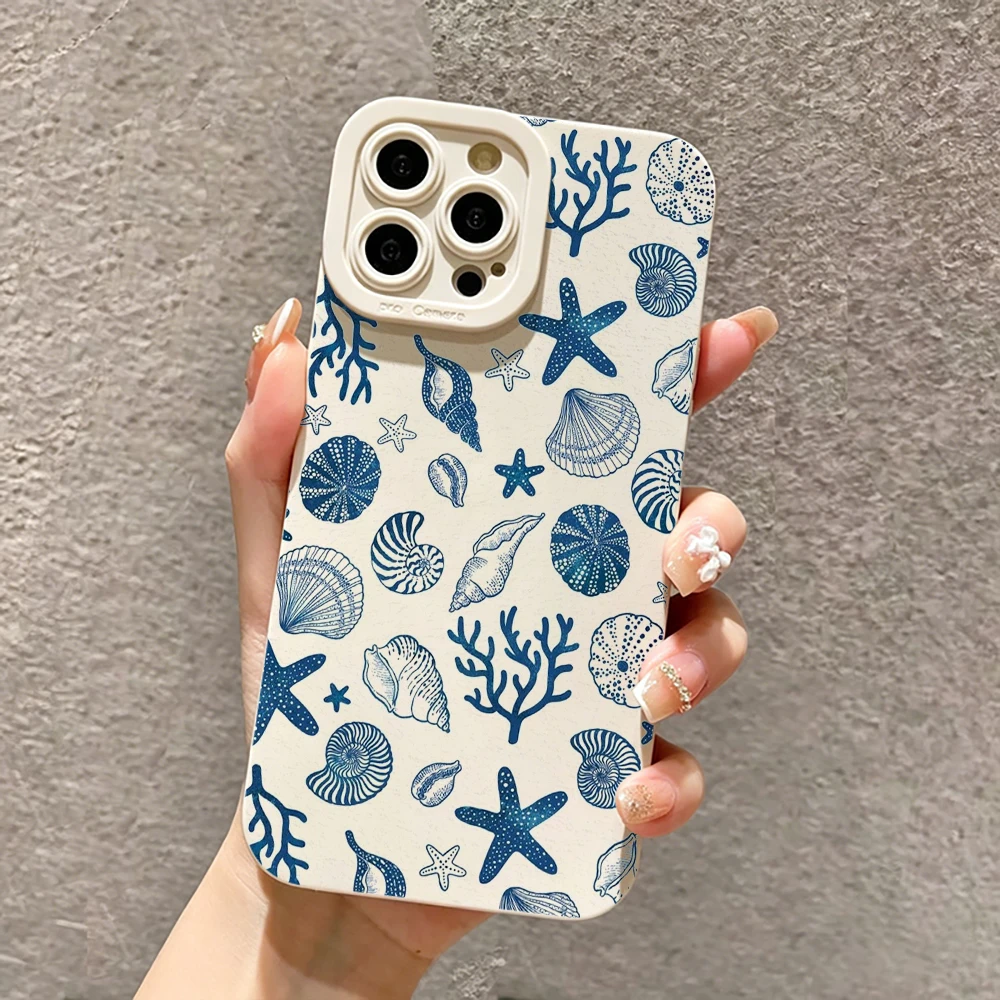 Ocean Shells and Starfish Phone Case Cover