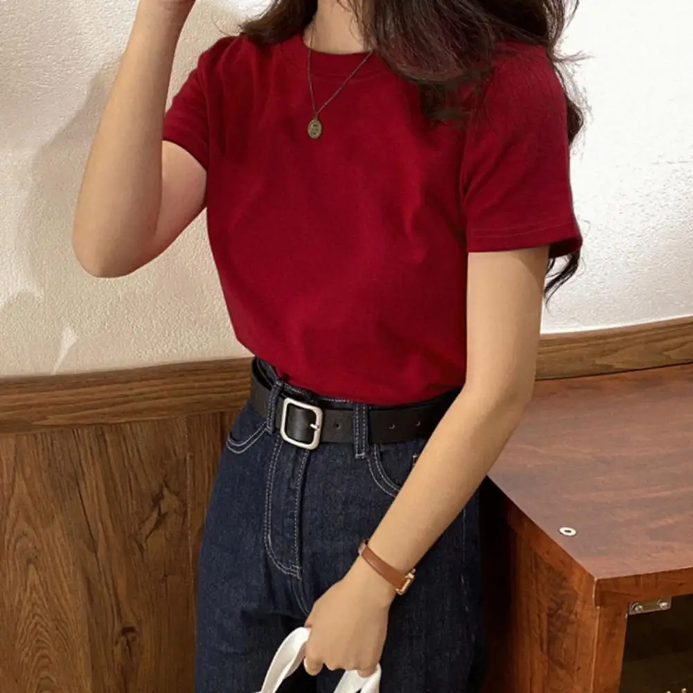 Soft Girl Kumamon Print Short Sleeves T-shirt - cosfun