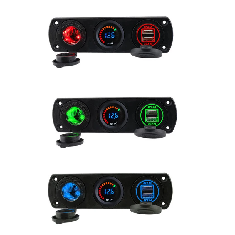  12V 3  г  USB ڵ    , äο ȭ а  ׼
