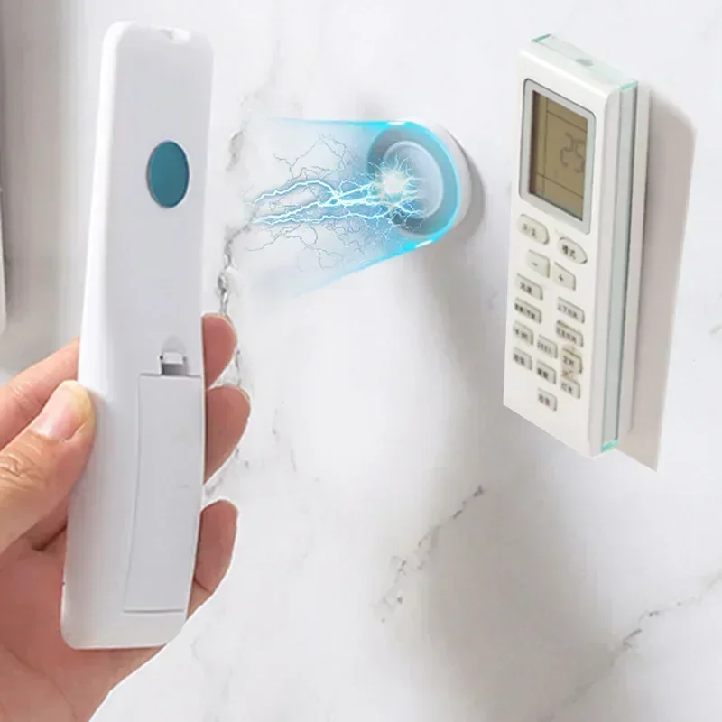 Strong Magnetic Hook Magnet Remote Control Hook Home Organizer Iman Magnetic Wall Hanging Keychain Hooks Anti-lost Storage Ring