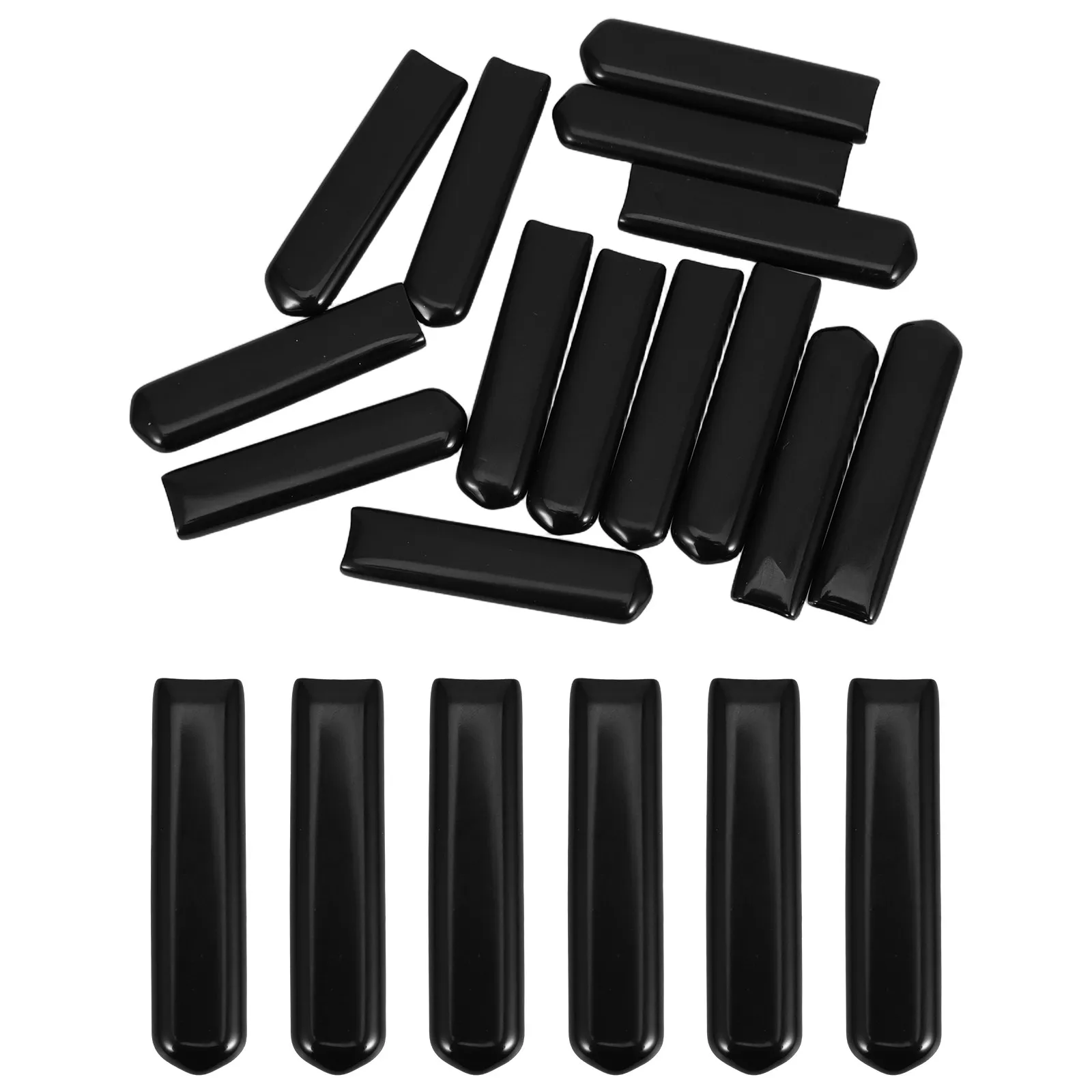 20Pcs 볼 밸브 핸들 슬리브 PVC 소프트 그립 커버 호스 스피곳 교체 레버 수도꼭지 핸들 보호대 야외용
