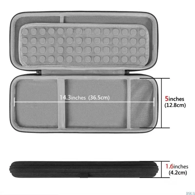 R9UA 키패드 운반 케이스 저장 가방 슬리브 가방 보호 여행 가방 충격 방지