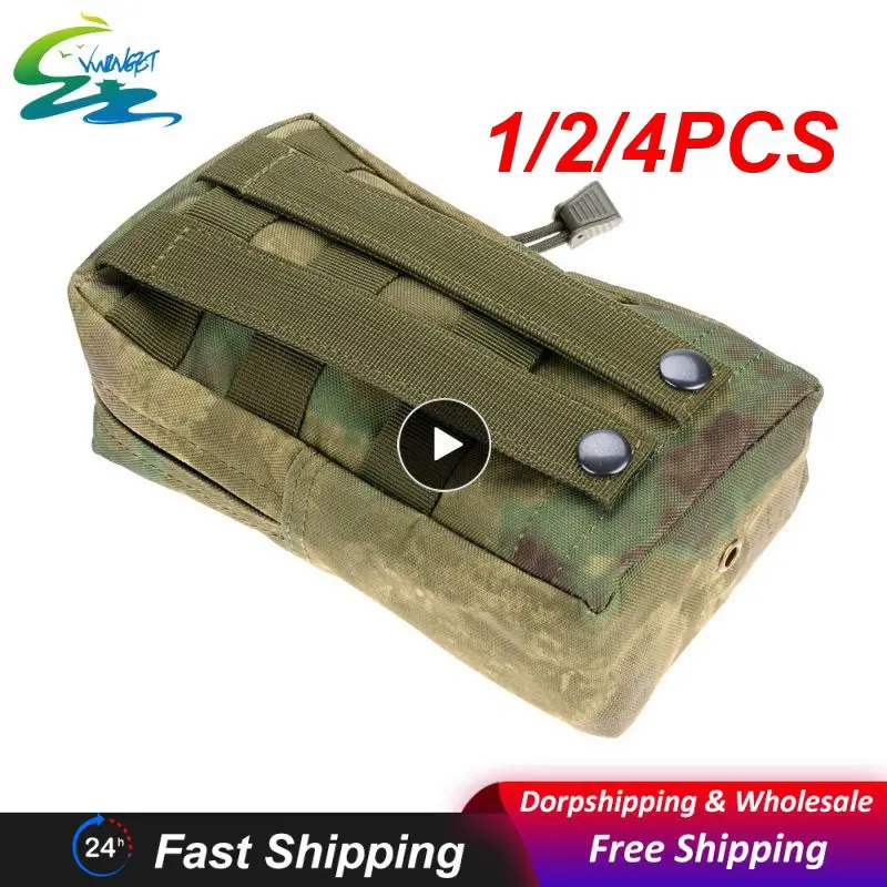 

1/2/4 шт. нейлоновая Военная поясная сумка, износостойкая Спортивная поясная сумка, водонепроницаемая сумка