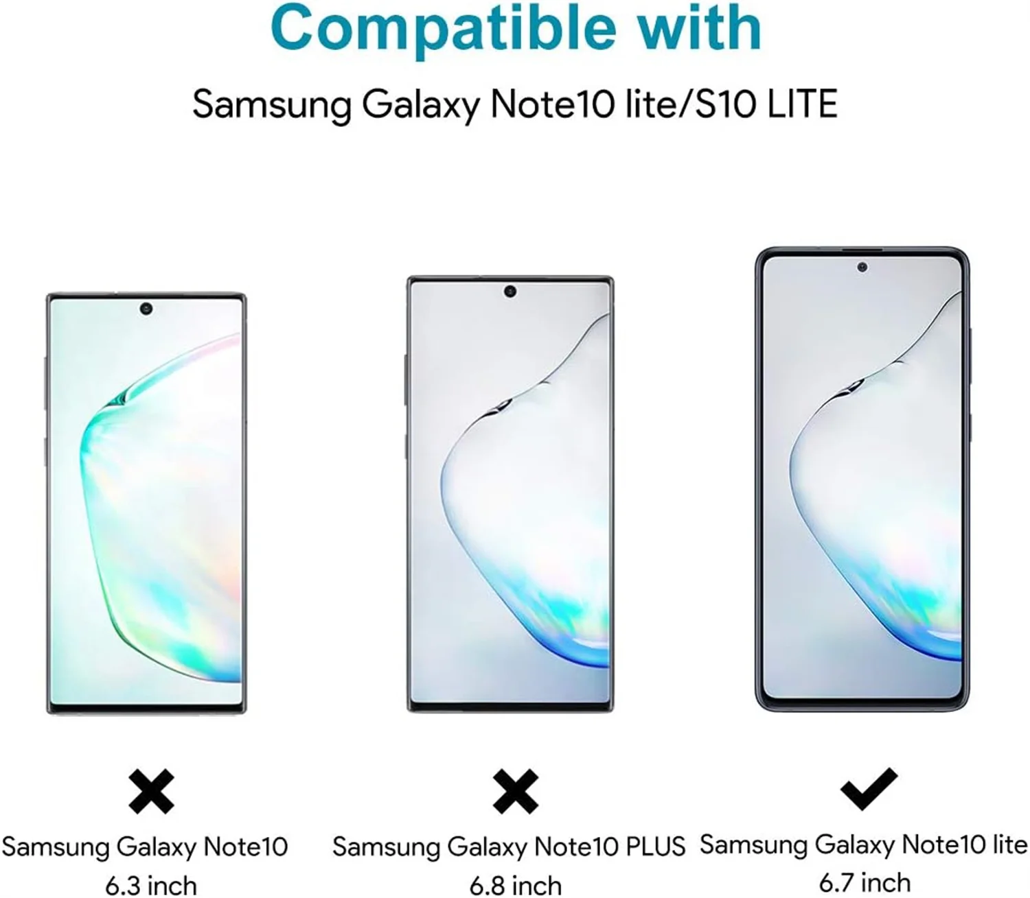 High-Definition Anti-Drop Tempered Glass Screen Protector - Available in Single or 4-Pack