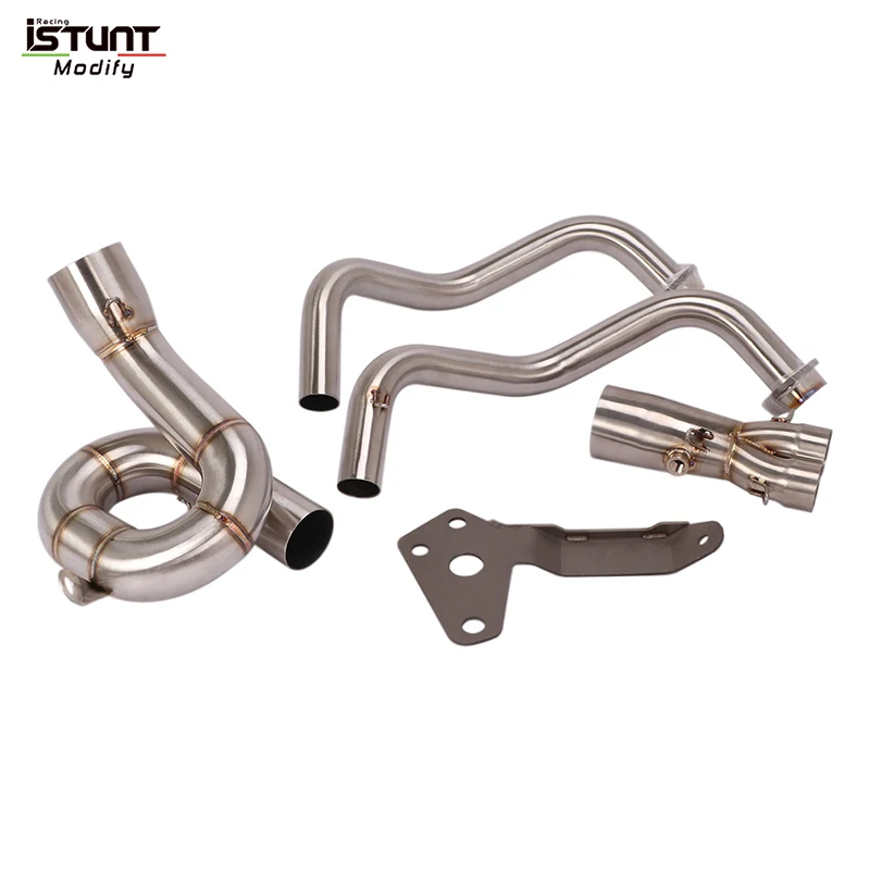 For Yamaha MT 07 Mt-07 FZ 07 XSR 700 2014 - 2021 Motorcycle Exhaust Full System Escape Front Link Pipe Motocross With DB Killer - Image 4
