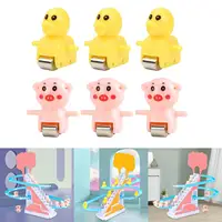 3Pcs Slide Stairs Toy Spare Part Replacement Kit Climb Stairs Toy Accs Electric Track Game Parts for Toddlers Kids Boys Girls 1