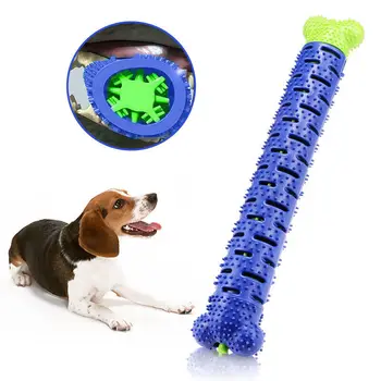 Dog Toys Toothbrush TPR Chew Bite Teeth Cleaning Pet Molar Brushing Stick Dogs Toothbrush Chewing Bite Toy Durable Chewing 6