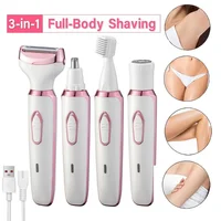 4 in 1 Electric Lady Shaver Body Hair Removal Epilator Painless Cordless Trimmer Razor Gifts for Women Home Appliances 1