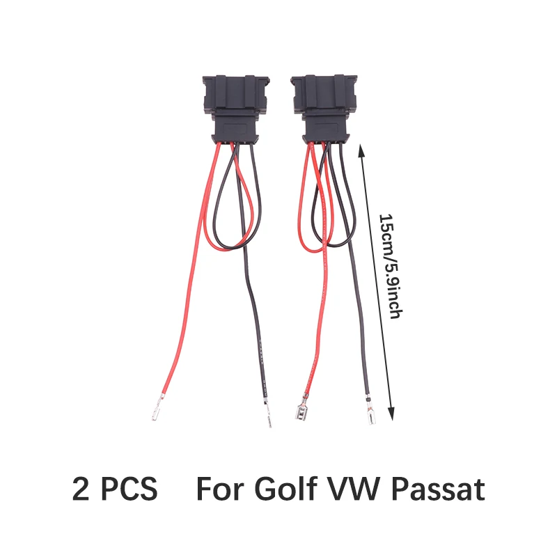 

2Pcs Car Speaker Wire Harness Adaptor Replace Vehicle Connection Plug Cable Connector for Golf for Seat for Passat