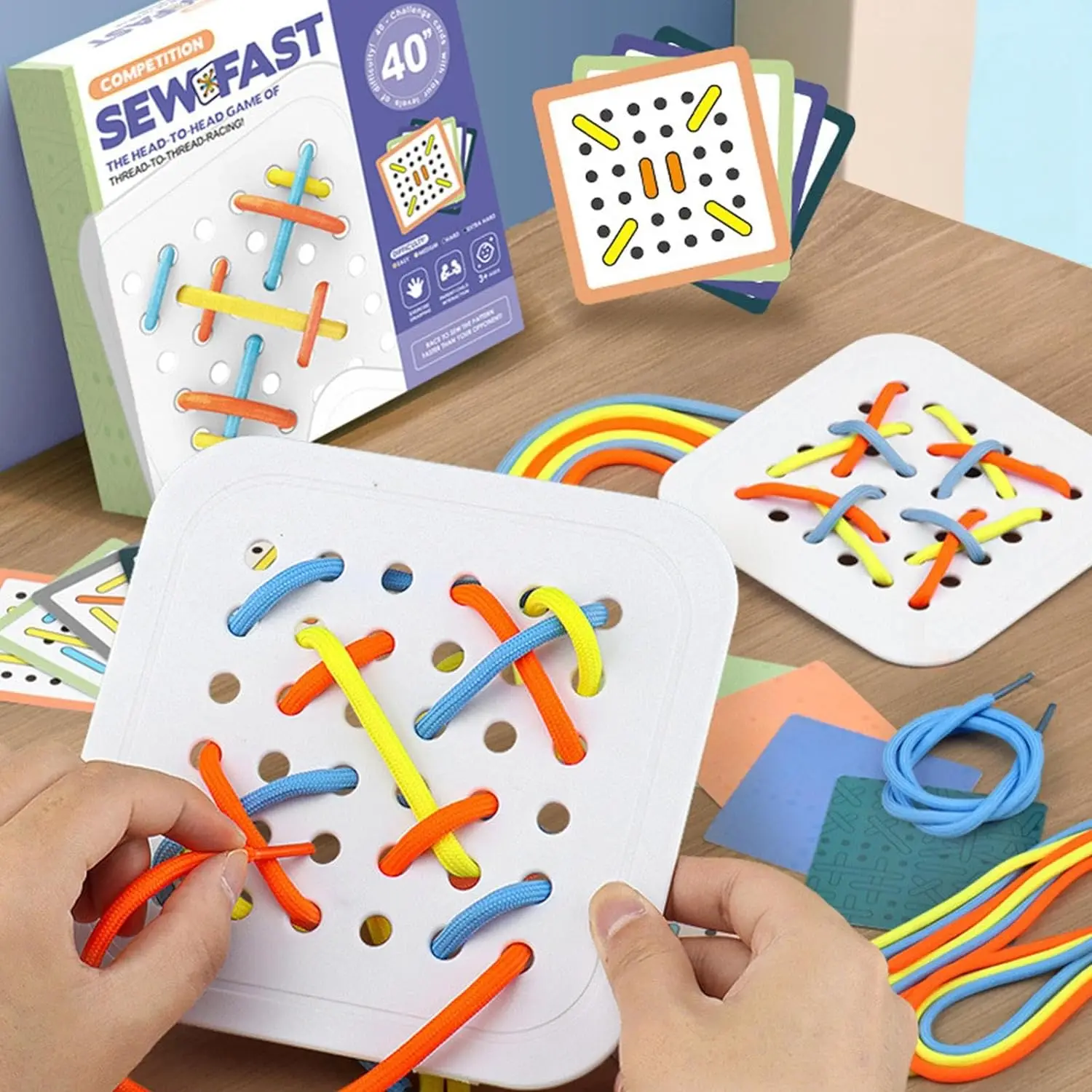 Puzzle En Bois Géométrique Pour Enfants 3 Ans Et Plus - Jeu Éducatif Logique Et Couleurs | Développe La Coordination Œil-Main