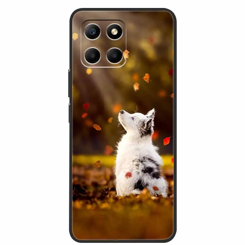 Stylish Black Cat Soft TPU Silicone Back Cover