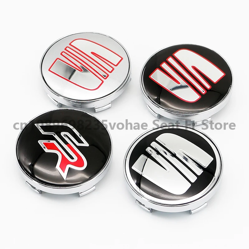 Pegatinas Con Emblema, Compatibles Con Rueda Central, 51 Mm, Resinadas