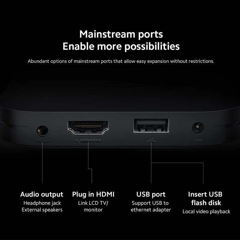 Xiaomi Mi Box S (2nd Gen) with 4K Ultra HD Streaming Media Player, Dual  Band Connectivity