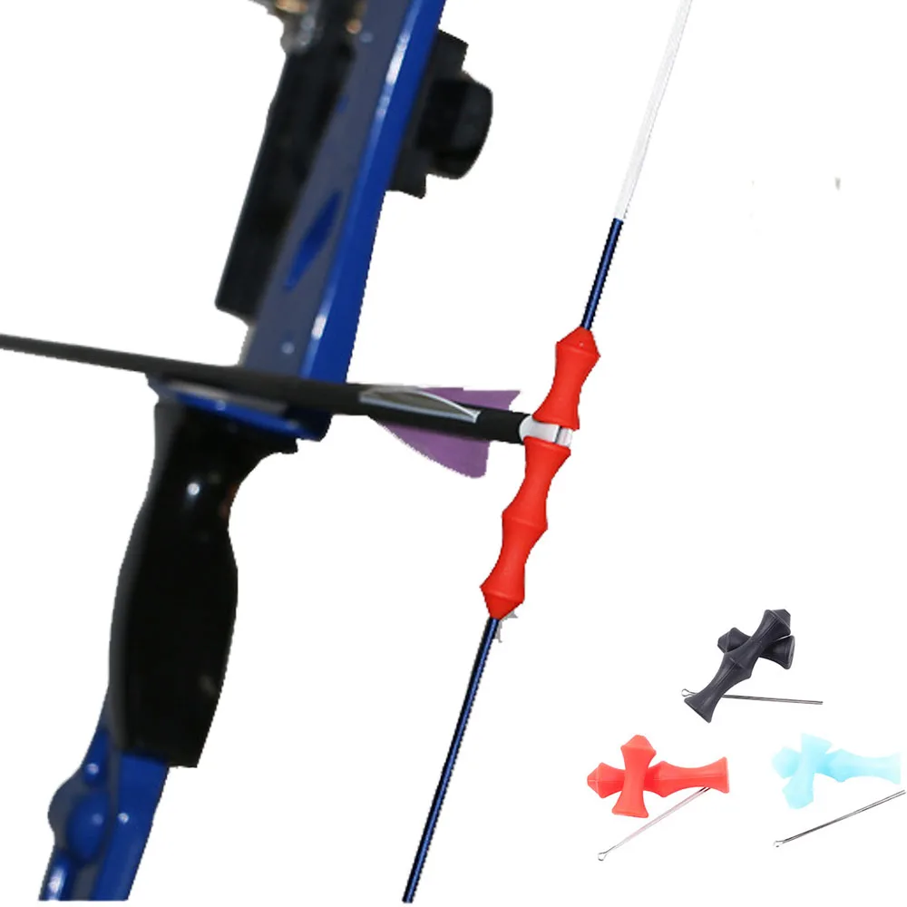 Protège-doigts en silicone Bowstring pour la pratique du tir à l'arc