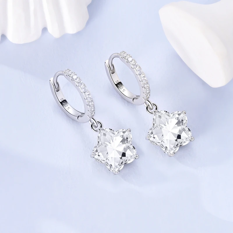 S14cab4f32887471ba0d25da9de0f9b7e0 Hot Selling 925 Sterling Silver Pink Bow Butterfly Zircon Exquisite Earrings Suitable For Girls Charming Jewelry Gifts Mallzona