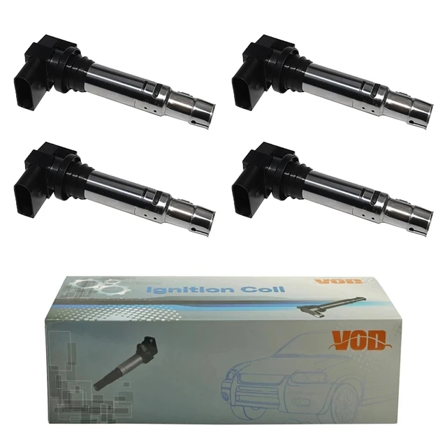 4Pcs Ignition Coil For VW Polo Passat Tiguan Skoda Fabia Octavia