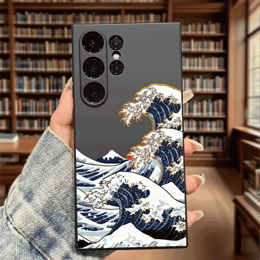 Great Wave Off Kanagawa Style Shockproof Soft TPU Slim Fit Case