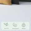 Mattress 6 inch Green Tea Cooling Gel Memory Foam, Fiberglass-Free, Cooling Gel Foam, Pressure Relief, Bed in a Box, Twin Beds 5