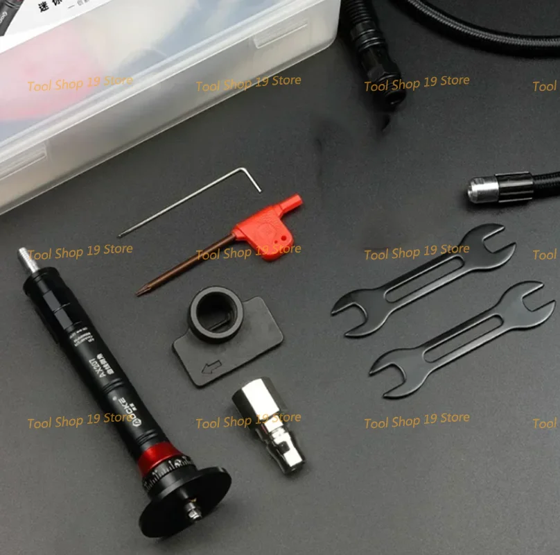 AX207 Mini Pneumatic Chamfering Machine 45 Degrees Metal Deburring Chamfer Tool Handheld Adjustable With Blades Pneumatic Chamfering Machine