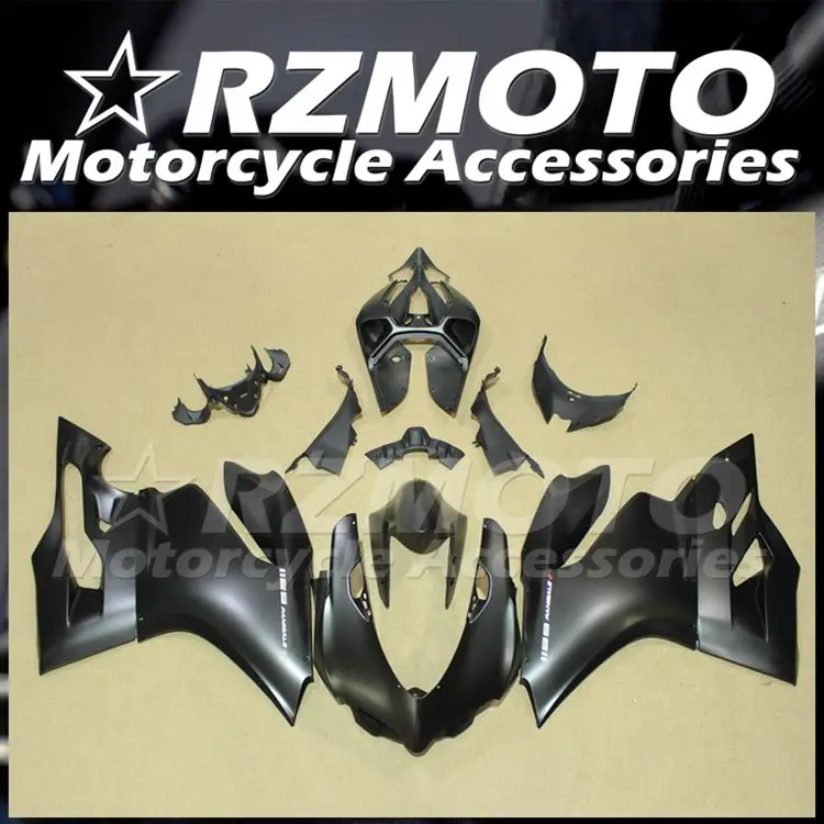 

Injection New ABS Motorcycle Fairings Kit Fit for Ducati 899 1199 Panigale s 2012 2013 2014 12 13 14 Bodywork Set Matte Black