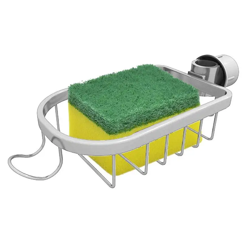 

Sink Caddies Stainless Steel Rack Organizer For Faucet Faucet Shelf Kitchen Stand Sponge Rack Household For Sink And Kitchen